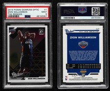 2019-20 Panini Donruss Optic The Rookies Zion Williamson #1 PSA 9 MINT RC