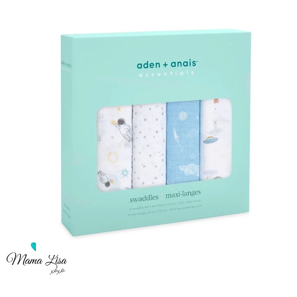 Aden & Anais 4 Swaddles & Purebaby Sleeping Bag - image 2 of 4