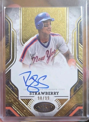 🔥2025 Topps Tier One Darryl Strawberry On Card Auto /99🔥