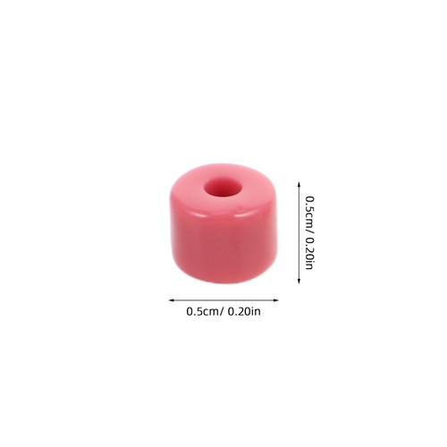 500 piezas dijes de cuentas de color macaron para hacer joyas collar espaciador llavero - Imagen 2 de 12