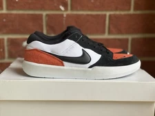 Nike SB Force 58 White Cosmic Clay Black Orange Size 10 Mens Sneakers Shoes