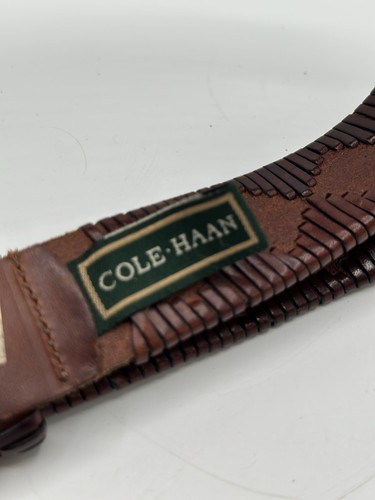 Braided Leather Belt Cole Haan - Picture 3 of 7