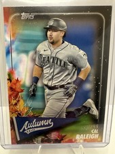 2024 Topps Update Series Cal Raleigh Autumn Tales Black 153/299