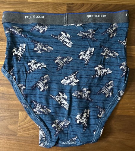VINTAGE FRUIT OF THE LOOM Youth UNDERWEAR BRIEFS SZ XL (18-20) Semi Truck HTF - Picture 4 of 5