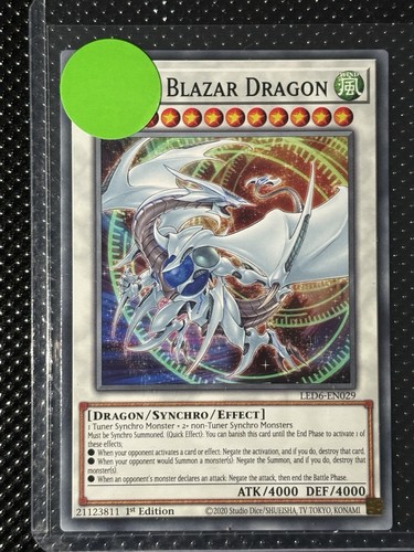 Cosmic Blazar Dragon LED6-EN029 Legendary Duelists: Magical Hero 1st Edition - Picture 1 of 2