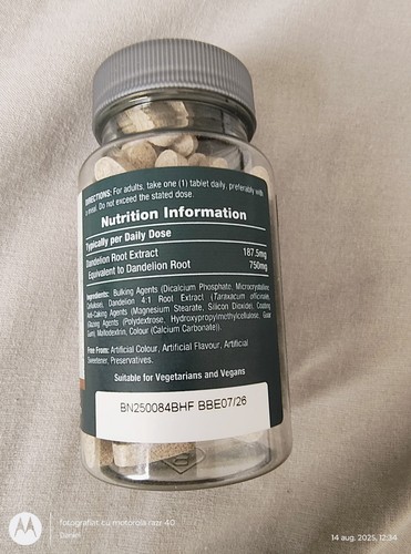 Horbaach Löwenzahnwurzel 750mg Crom Extrakt 90 vegane Tabletten - Bild 6 von 7