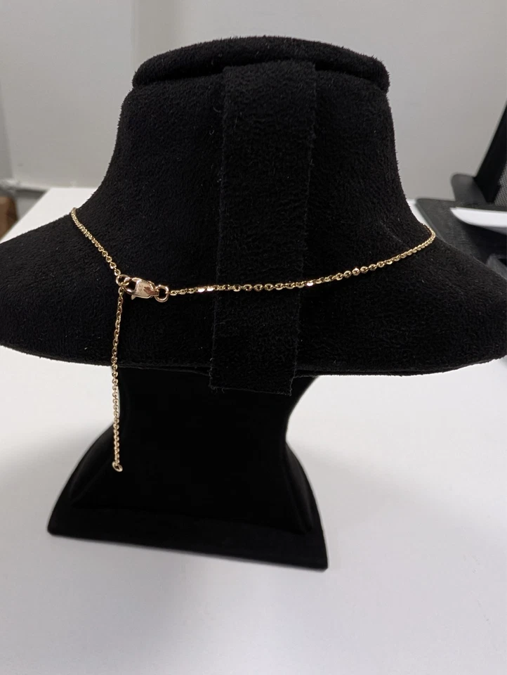 1.5CT Graduated Diamond Tennis Necklace Lab Grown Diamond - 14K Solid Gold - Image 3 of 3