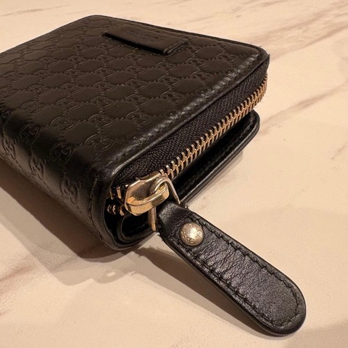 GUCCI Black GG Pattern Folding Wallet - Bild 8 von 10