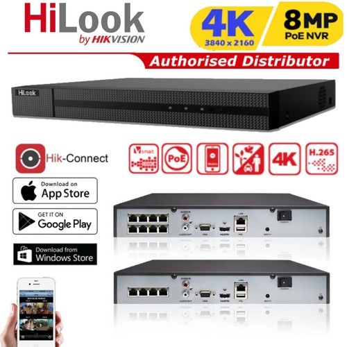 SISTEMA DE CIRCUITO CERRADO DE TELEVISIÓN HIKVISION 4K IP POE 8MP NVR 5MP MICRÓFONO DE AUDIO 24/7 COLORVU KIT DE SEGURIDAD - Imagen 2 de 32