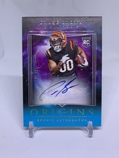 2025 Panini Origins Rookie Autographs Teal Chase Brown /25 RC Auto Bengals