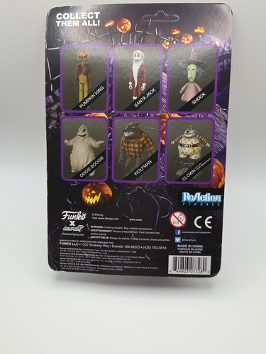Funko ReAction Super7 Nightmare Before Christmas Clown Tear Away Face Figure NIP - Picture 4 of 10