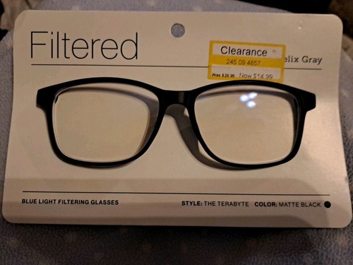 Filtered by Felix Gray Keyword Blue Light Eyewear - Black 50-18-144 - Picture 1 of 2