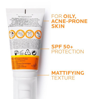 La Roche-Posay Anthelios XL Dry Touch SPF50+ Facial Sunscreen For Oily Skin 50ml - Picture 4 of 5