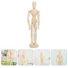 Wooden Puppet Crafts Creative Painting Ornament Figure Sketch Model Puppet Model