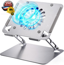 Laptop Cooling Pad with Upgrade Low-Noise Fan and 3.0 USB Hubs, Ventilated Lapto