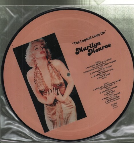 Marilyn Monroe Legend Lives On LP vinyl Netherlands All Round Trading 1984 pic - Picture 2 of 2