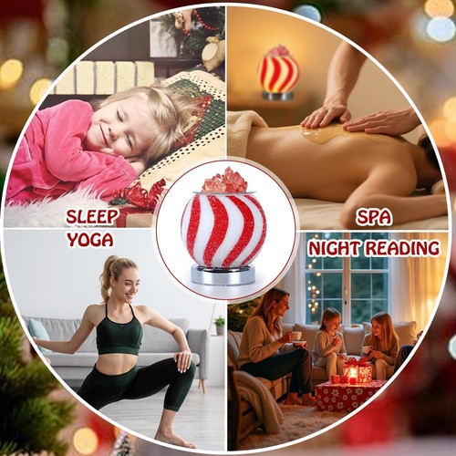 Calentador de fusión de cera de Navidad Decoración Navidad Caramelo Cera Fusión Calentador Lámpara Regulable... - Imagen 9 de 9