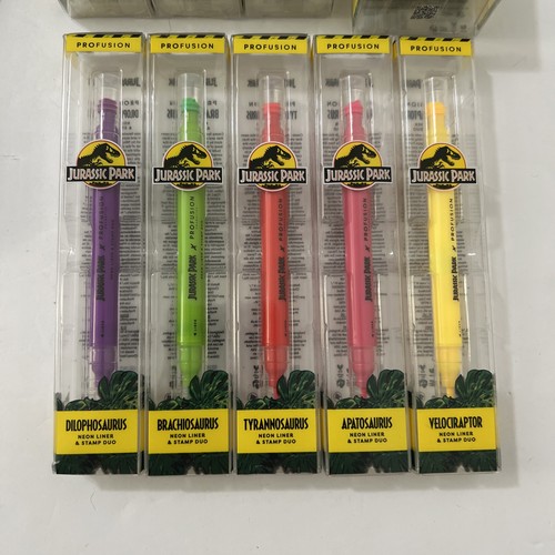 Jurassic Park x Profusion Neon Liners, Lip Plump & Bronzer Make Up Set Of 11 Lot - Picture 2 of 9