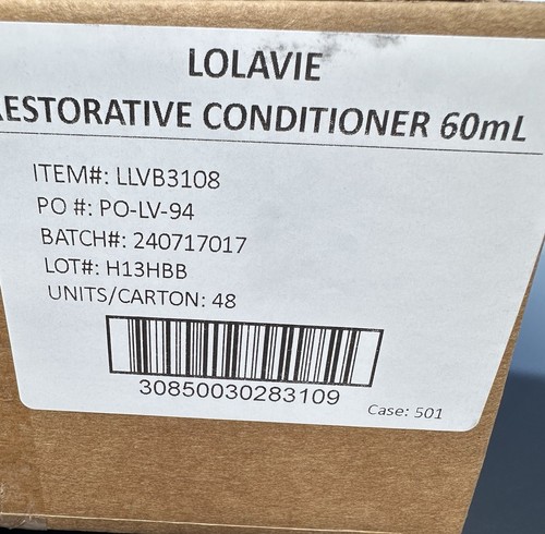 LOT OF 6 NEW Lolavie Restorative Conditioner 60ml/2oz Travel Size - Picture 5 of 9