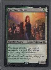 Mary Jane Watson Magic the Gathering Spiderman Rare 