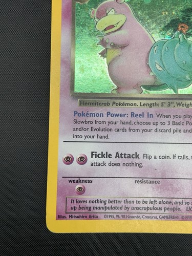 Dark Slowbro 12/82 Team Rocket Holo Rare 2000 Pokemon TCG Card MP - Picture 4 of 10
