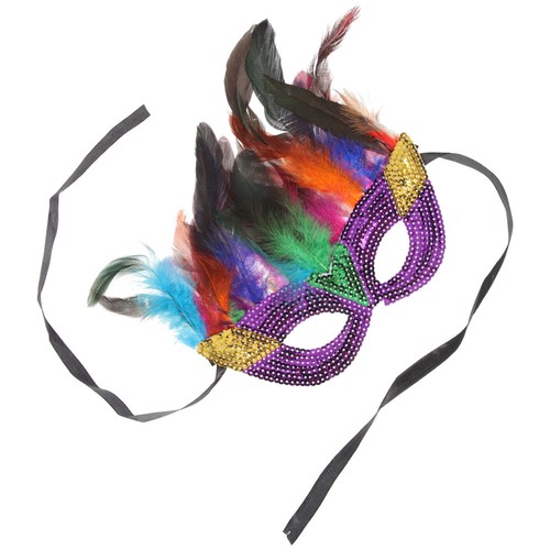 Maschera Paillettes Cosplay Maschere Maschera Donna Miss Festival Adulto - Foto 12 di 12