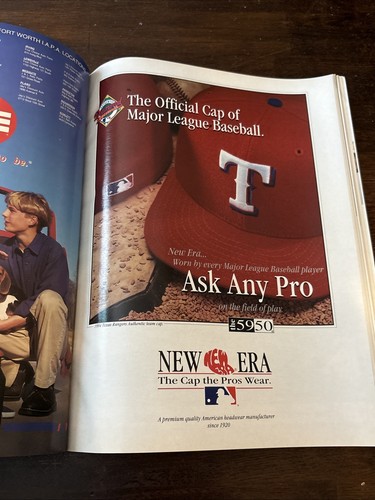 1994 Texas Rangers Arlington Stadium MLB Game Program Canseco Pudge Brown Juan G - Picture 5 of 6