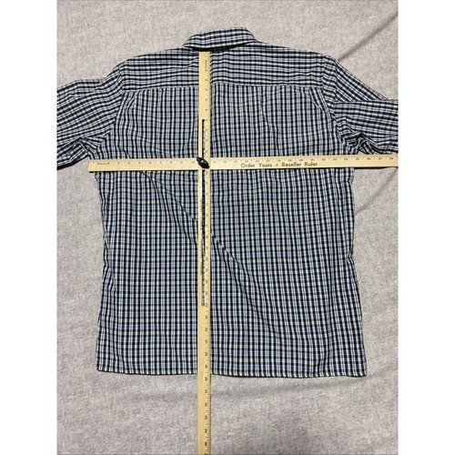 Eddie Bauer Hemd Herren Large Blau Travex Kariert Outdoor Langarm - Bild 7 von 9