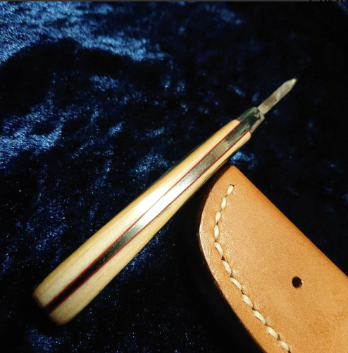 Custom Knife by Masato Narutsune, Handmade Knife for Fishing, Hunting, Outdoors - Picture 7 of 10