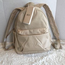 BEIS The BEISics Beige Backpack Laptop Trolley Friendly Minimalist NWT