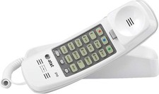 AT T Basic Trimline Corded Phone Single Line No AC Power Required Wall-Mountable