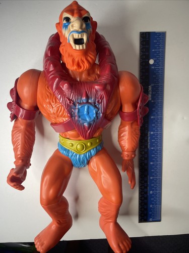 Mattel MOTU BEAST MAN 12 inch Giant Jumbo Masters of the Universe He Man - Picture 10 of 10