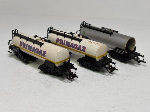 3x Tillig 4-Axled Bogie Tank Wagons - Spares/Repair - TT-Scale TT:120 - Picture 3 of 6