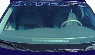 00-05 CHEVY IMPALA CHROME EYEBROW WINDSHIELD DECAL L@@K - Bild 1 von 1