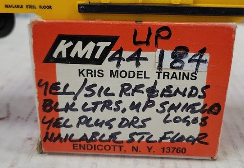 KMT, KRIS MODEL TRAINS, UP BOX CAR, #44184, Union Pacific RR. (10C) - Picture 5 of 9