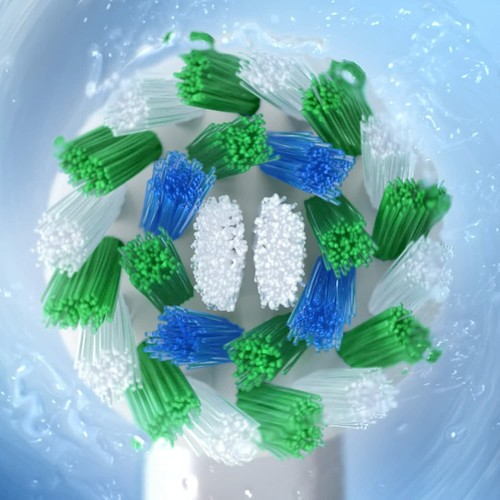 Oral-B Pro 1000 Power Rechargeable Electric Toothbrush Powered by Braun White - Picture 5 of 7