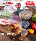 500 Disposable Food Storage Covers Bag Bowls Elastic Plate Fresh Keeping Bags!