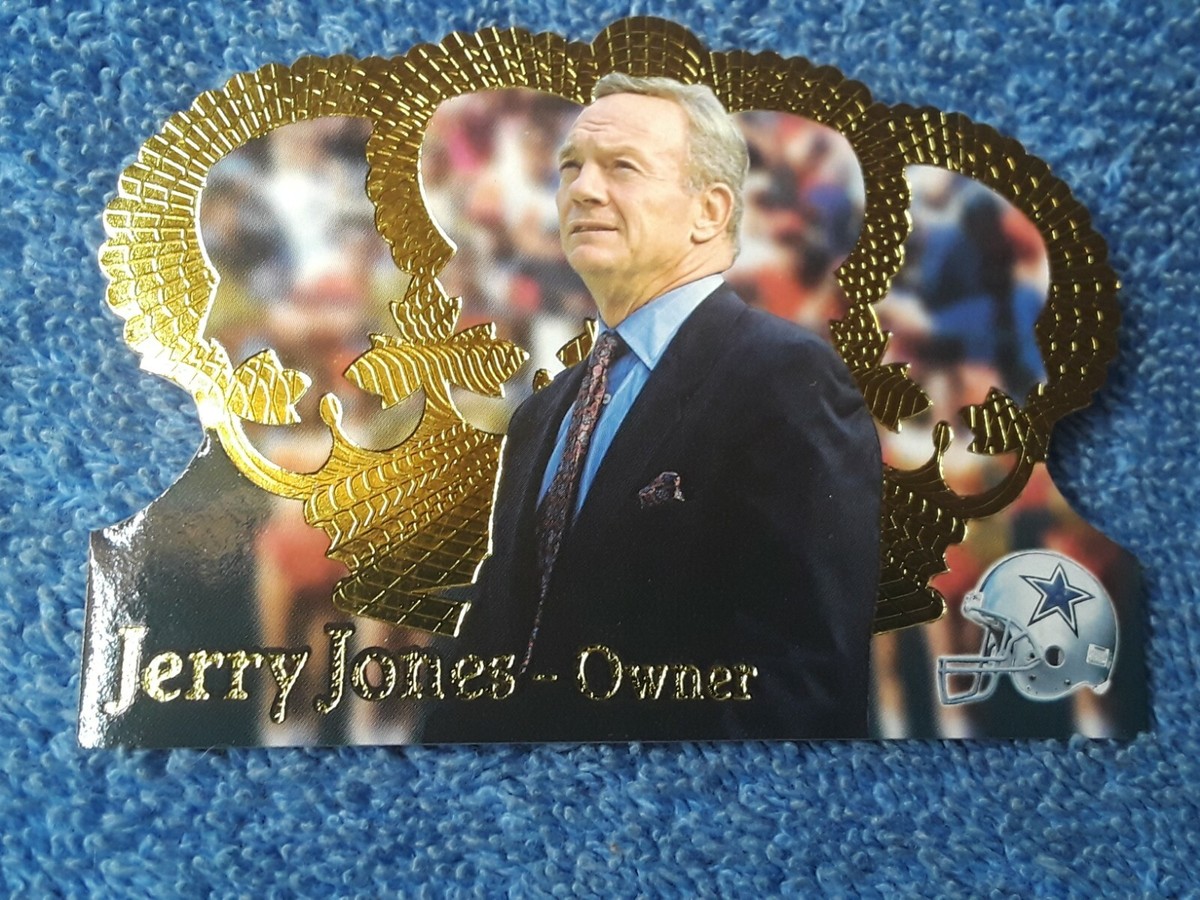 洋楽 Jerry Jones / Compared to What #8 DALLAS COWBOYS JERRY JONES OWNER 1995 PACIFIC CROWN ROYALE
