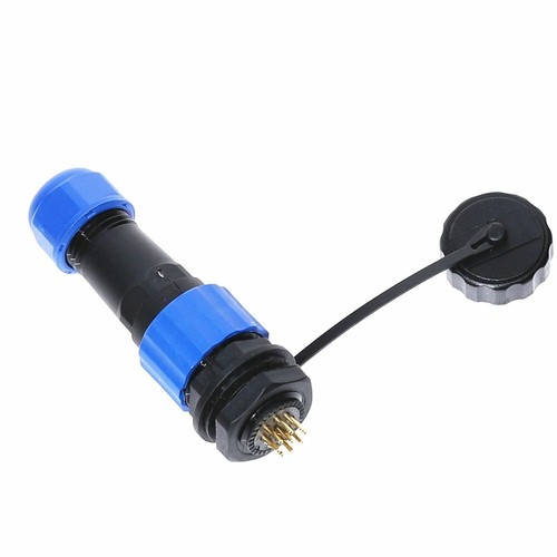 1Pcs 13MM Waterproof Aviation Cable Connector Plug 2PIN 3PIN 4PIN 5PIN 7PIN - Picture 3 of 3