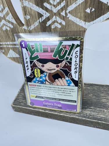 Colors Trap OP04-074 R Kingdoms Of Intrigue One Piece Card Game TCG English NM - Picture 3 of 6