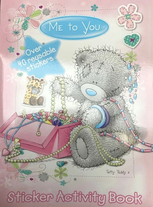 Tatty Teddy Me To You Activity book Stickers Story Reading Puzzles Bear 