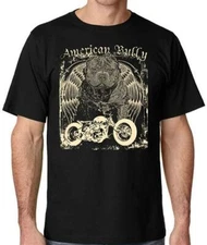 Americana Chopper American Bully Pit Bull Adult T Shirt
