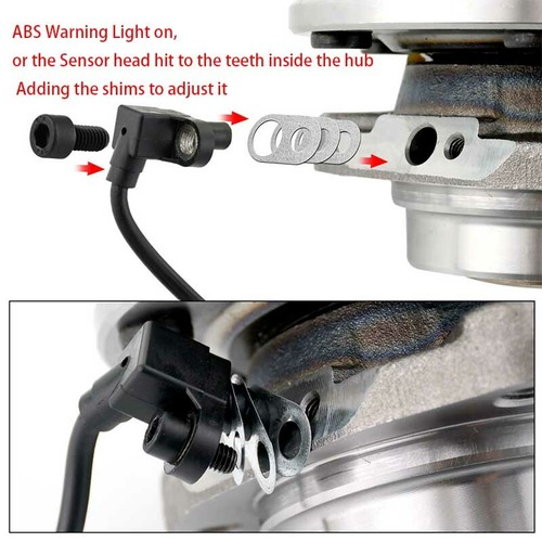 Pair Front Wheel ABS Speed Sensor for 1995-2005 Ford Ranger Explorer Mazda B4000 - Foto 8 di 9