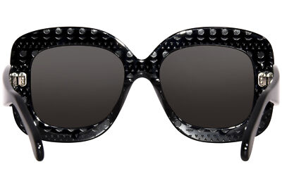 SALE【Alaia】スクエアフレーム サングラス Azzedine Alaia AA0007S 001 Sunglasses Women's Black/Grey