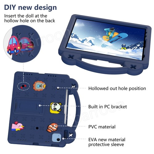 Shockproof Kids EVA Handle Stand Case Cover For iPad 5/6/7/8/9/10th Gen Air Pro - Picture 62 of 63
