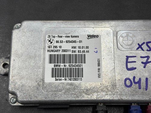 Control Unit Top Rear View BMW X5 E70 X6 E71 Module Camera 9254345 - Picture 7 of 11
