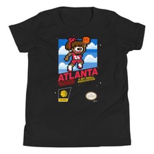 Atlanta Dream 8-bit Retro NES Nintendo Jersey Youth Kids Child Girl Boy T-Shirt