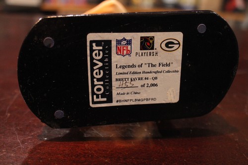 Limited Edition Forever Collectibles Brett Farve Detailed Packers Bobblehead NFL - Picture 2 of 14