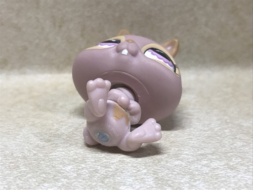 Littlest Pet Shop LPS #667 Hase Kaninchen rosa mit lila Augen gebraucht - Bild 5 von 5