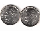 2025 Denver & Philadelphia Brilliant Uncirculated Roosevelt Dime Coins!
